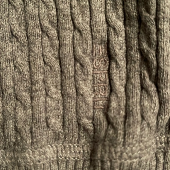 ESPRIT Classic Scoop Neck Grey Cotton and Cashmere Sweater. Size Small. - Picture 4 of 9